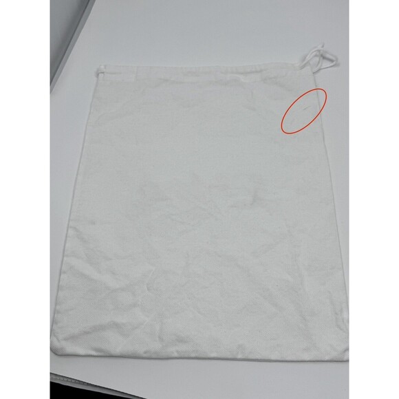 See By Chloe White Drawstring Dust Bags x2 Travel Shoes Purse Storage 13.5”x12” - Picture 4 of 6